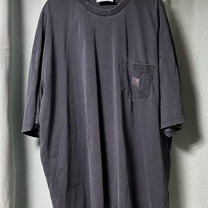 [BUNJANG] Solid Homme Navy Oversized Short Sleeve T-Shirt / [52] 솔리드옴므 오버핏 네이비 반팔 티셔츠