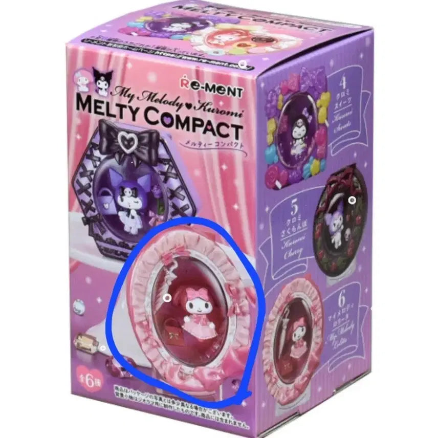 [BUNJANG] Sanrio My Melody Melty Compact Re-Ment 6 / 산리오 마이멜로디 멜티 컴팩트 리멘트