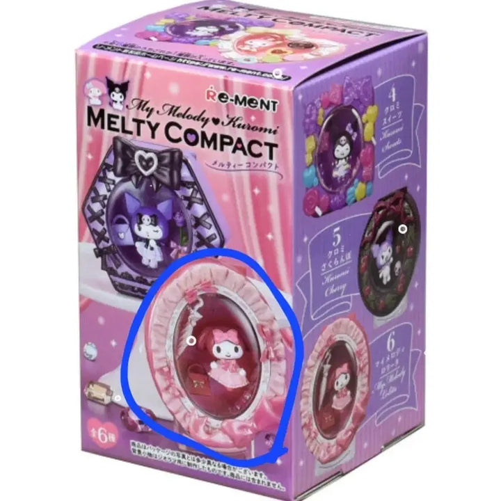 [BUNJANG] Sanrio My Melody Melty Compact Re-Ment 6 / 산리오 마이멜로디 멜티 컴팩트 리멘트
