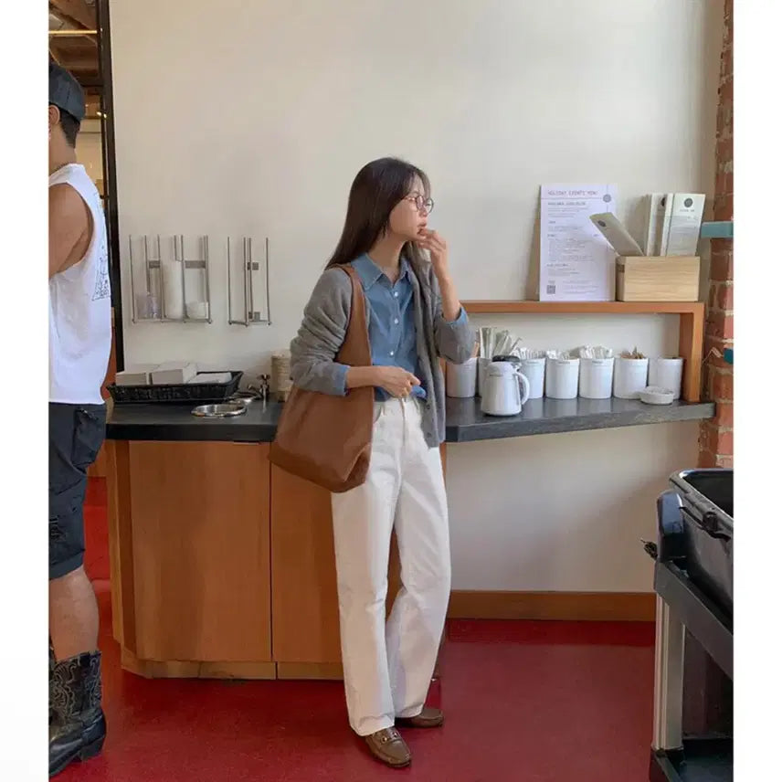 [BUNJANG] Ganeasra Odinner Nueos Pants Ivory / 가내스라 오디네르 누오스 팬츠 아이보리