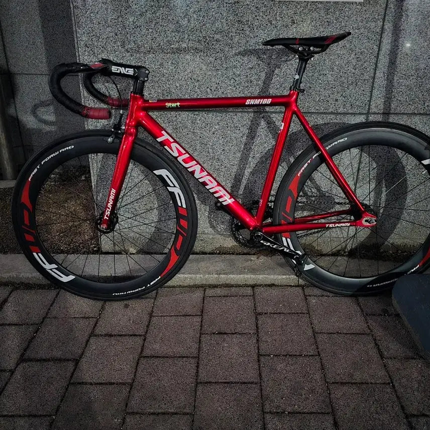 [BUNJANG] Tsunami SNM100 Road Bicycle - Red Wine / 쓰나미 snm100 레드와인 판매/로드 대차