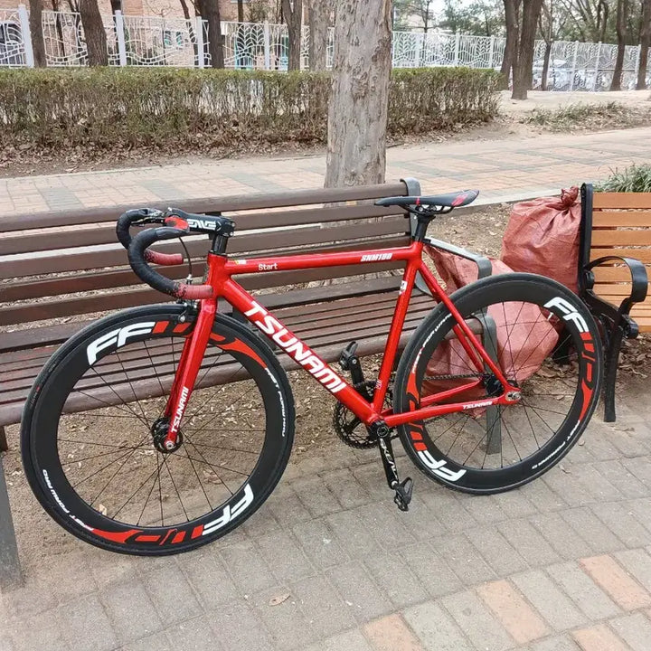 [BUNJANG] Tsunami SNM100 Road Bicycle - Red Wine / 쓰나미 snm100 레드와인 판매/로드 대차