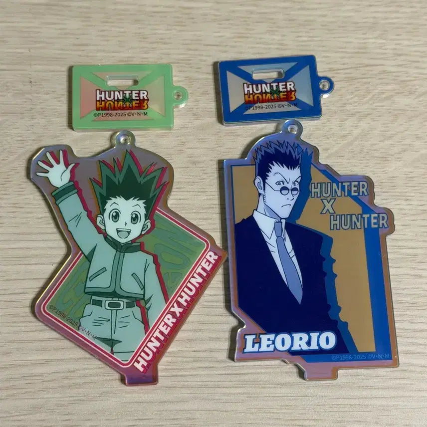 [BUNJANG] Hunter x Hunter Null Set Acrylic Keyring Gon &amp; Leorio Bundle Set / (급처) 헌터헌터 눌셋 nullset 아크릴키링 곤, 레오리오 일괄