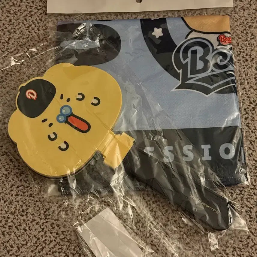 [BUNJANG] Doosan Bears Manggoong Cheering Towel Set (Sealed) / 두산 망곰 짝짝이 응원 타올 미개봉 세트