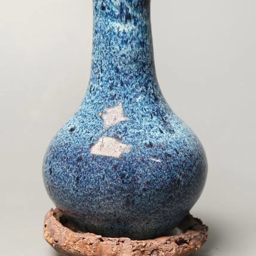 [BUNJANG] Dae Myung Seong Hwa Year Marked Blue-and-White Porcelain Gourd-Shaped Ewer, Chinese Ceramic Antique / 대명성화년제명 청화백자 인물문 표주박모양 호리병 중국도자기 골동품 수집