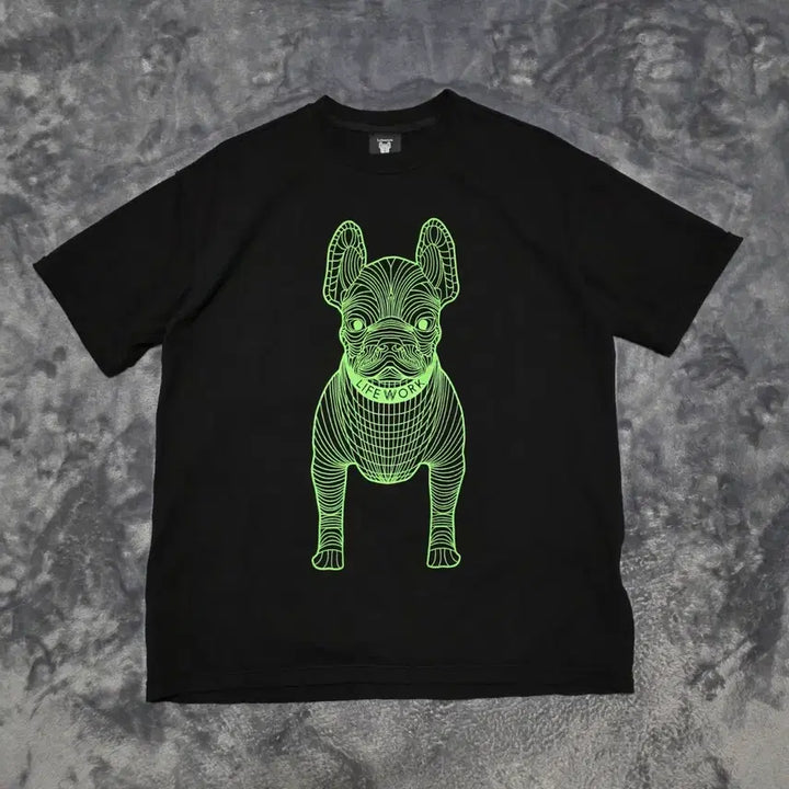 [BUNJANG] Life Work Ladok Print Short Sleeve T-Shirt / (S)라이프워크 라독 프린트 반팔 티셔츠