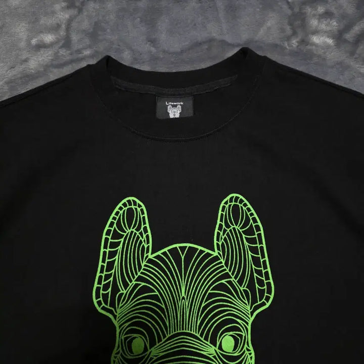 [BUNJANG] Life Work Ladok Print Short Sleeve T-Shirt / (S)라이프워크 라독 프린트 반팔 티셔츠
