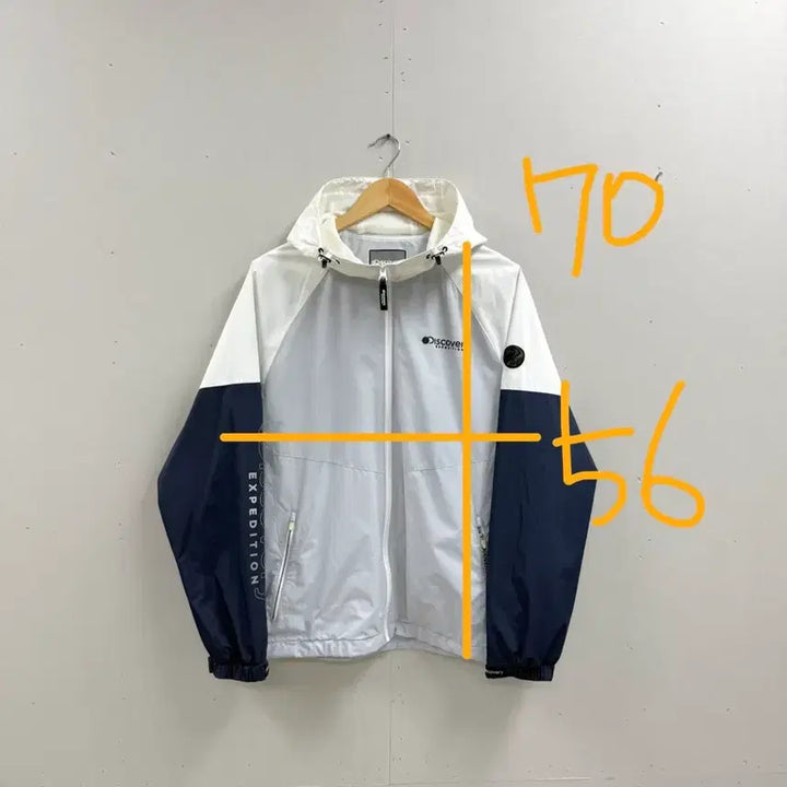 [BUNJANG] Discovery Color Block Windbreaker Jacket (Men&