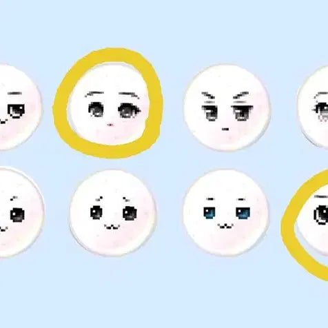 [BUNJANG] MapleStory Random Expression Mini Can Badge Bundle Set / 메이플스토리 랜덤표정미니캔뱃지