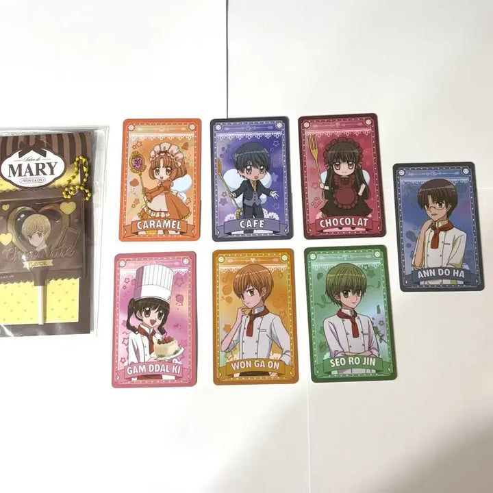 [BUNJANG] Yumeiro Patissiere Lucky Draw Photocard &amp; Lollipop Keychain Bundle Set / 꿈빛파티시엘 럭키드로우 포카,막대사탕 키링 일괄 판매