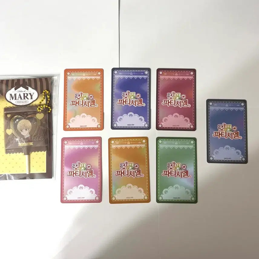 [BUNJANG] Yumeiro Patissiere Lucky Draw Photocard &amp; Lollipop Keychain Bundle Set / 꿈빛파티시엘 럭키드로우 포카,막대사탕 키링 일괄 판매