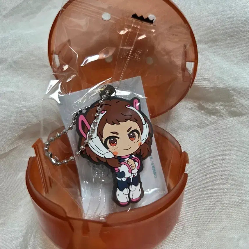 [BUNJANG] My Hero Academia Ochaco Uraraka Gacha Rubber Strap Charm Keychain (Sealed) / [미개봉]나히아 히로아카 우라라카 오챠코 러버스트랩 러버참 키링 가챠