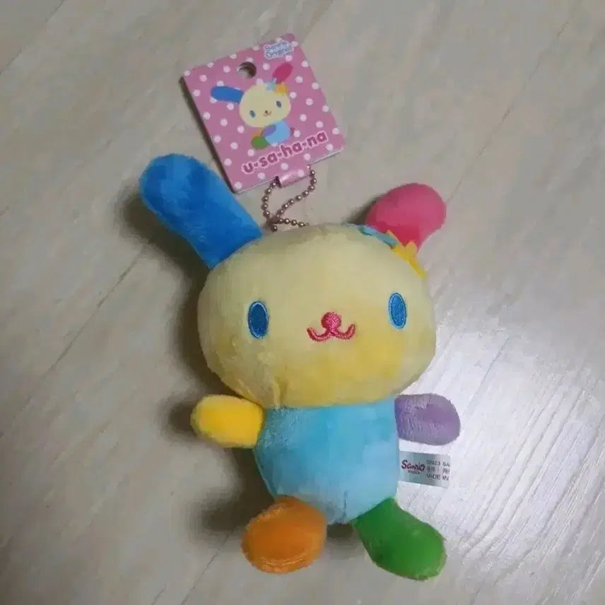 [BUNJANG] Sanrio Usahana Mascot Keychain Doll (Japan Exclusive) / 산리오 우사하나 인형 일본 정품 마스코트 키링 우사하나