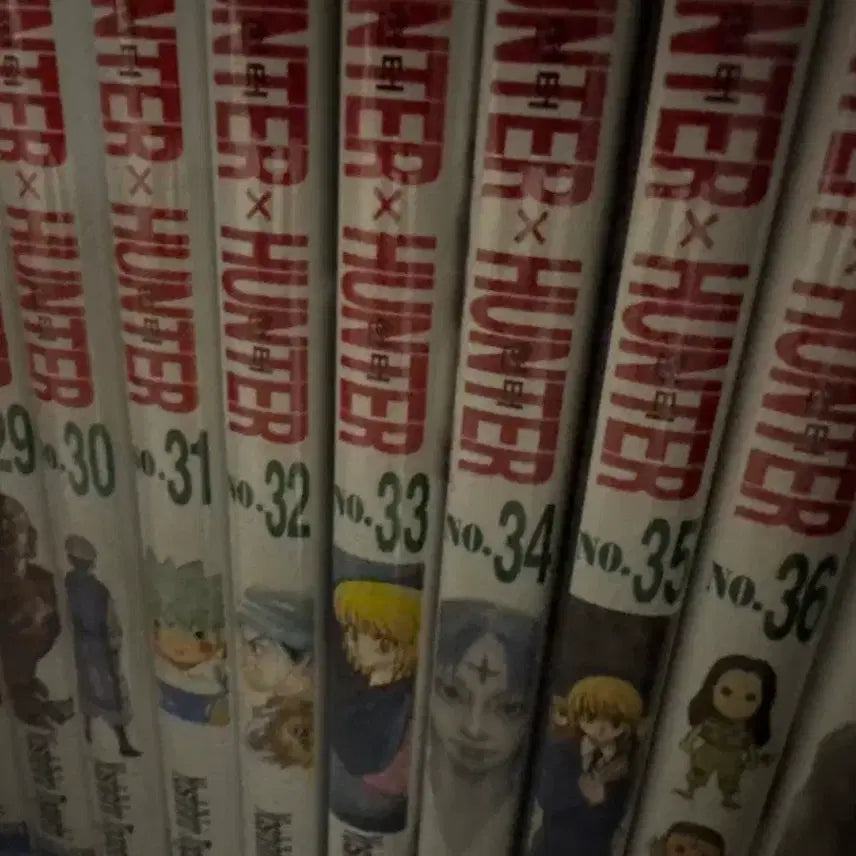 [BUNJANG] Hunter x Hunter Complete Set Volumes 1-38 / 18.0)) 헌터x헌터 만화책 전권 1~38 블루록