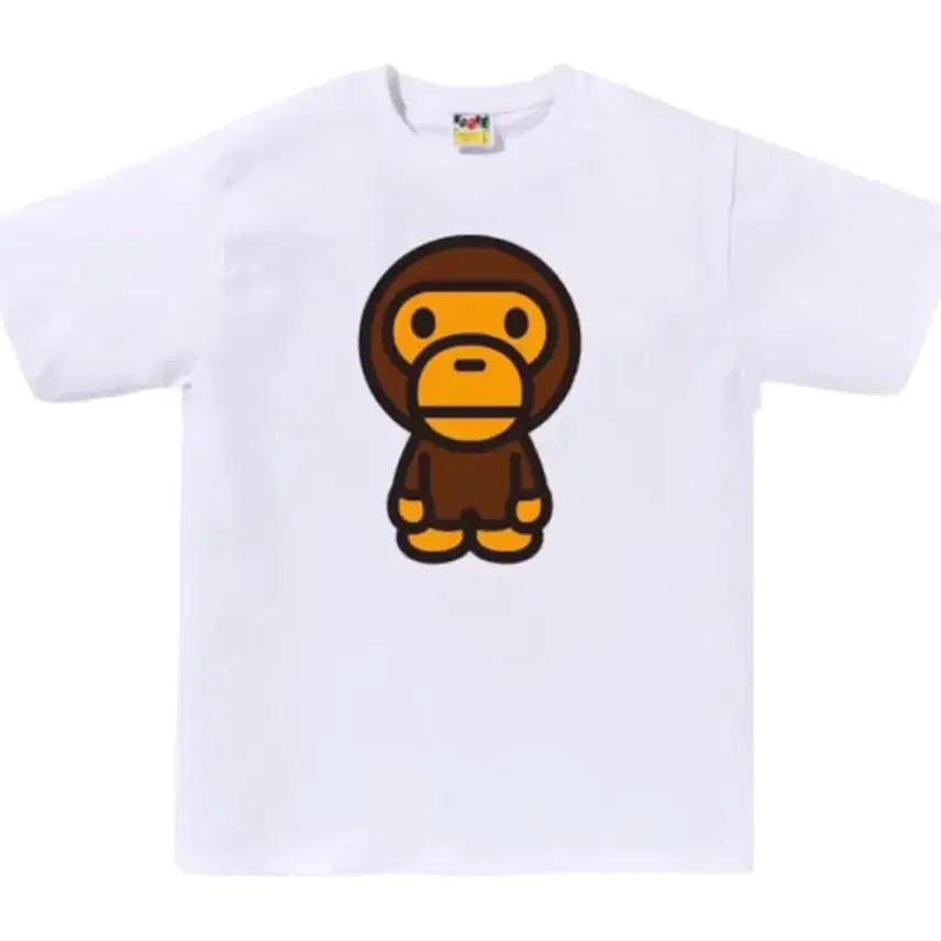 [BUNJANG] BAPE Big Baby Milo T-Shirt White [L] / 베이프 빅 베이비 마일로 티셔츠 화이트 [L]