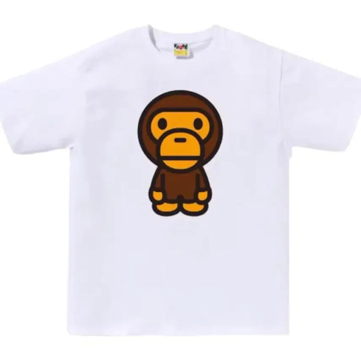 [BUNJANG] BAPE Big Baby Milo T-Shirt White [L] / 베이프 빅 베이비 마일로 티셔츠 화이트 [L]