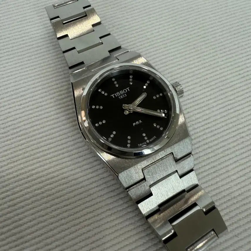 [BUNJANG] Tissot PRX 25mm Black Diamond Quartz Watch / 티쏘 PRX 25mm