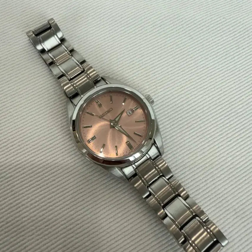 [BUNJANG] Seiko SUR529P1 Metal Watch - Light Pink Dial / 세이코 SUR529P1