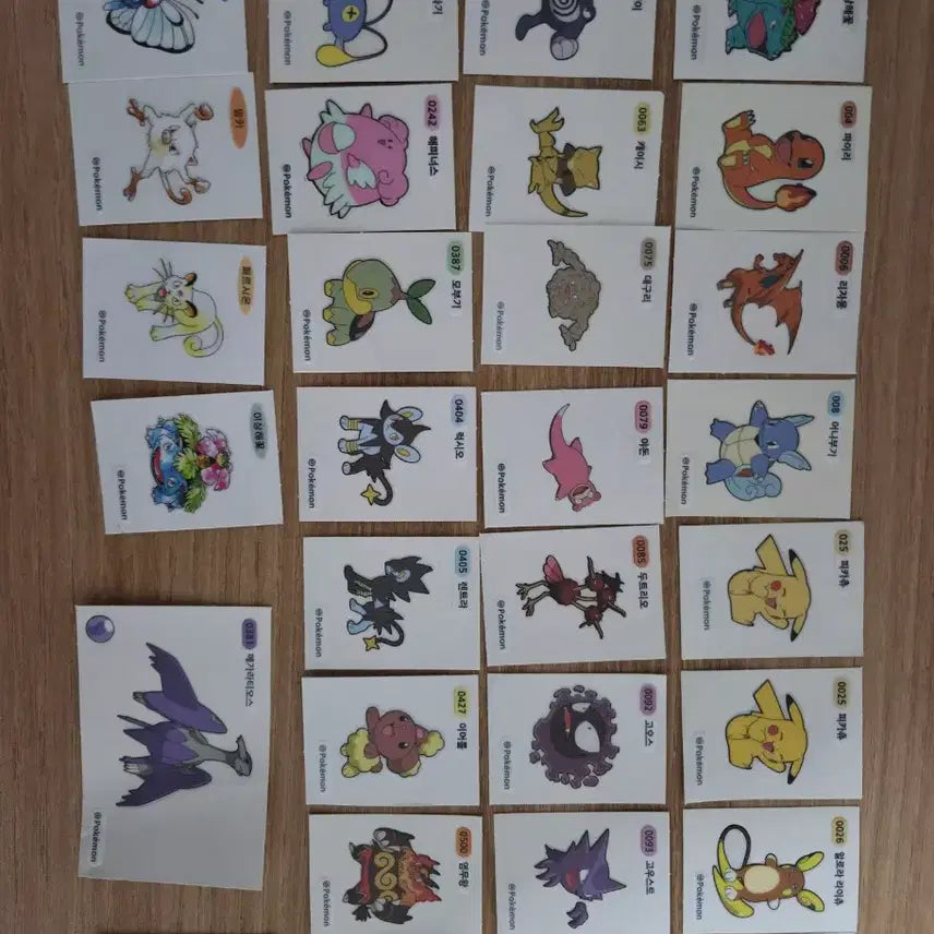 [BUNJANG] Pokemon Sticker Bundle Set / 포켓몬 스티커 일괄판매