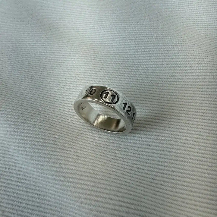 [BUNJANG] Maison Margiela Numbering Ring Silver / 마르지엘라 넘버링 반지