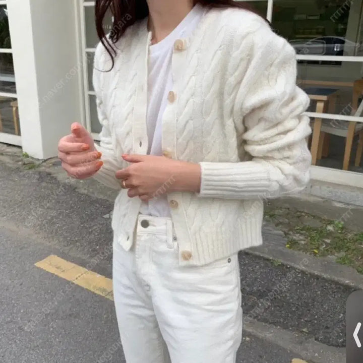 [BUNJANG] Flat Base Mohair Cardigan / 플랫베이스 모헤어가디건(차정원착용)