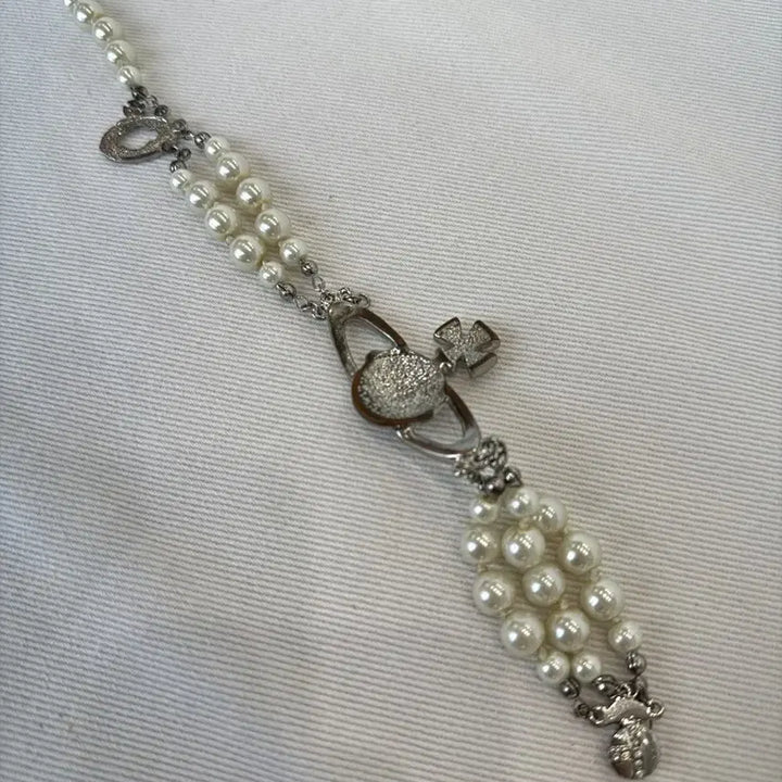 [BUNJANG] Vivienne Westwood Lucris Pearl Bracelet / 비비안 웨스트우드 루크리스 진주 팔찌