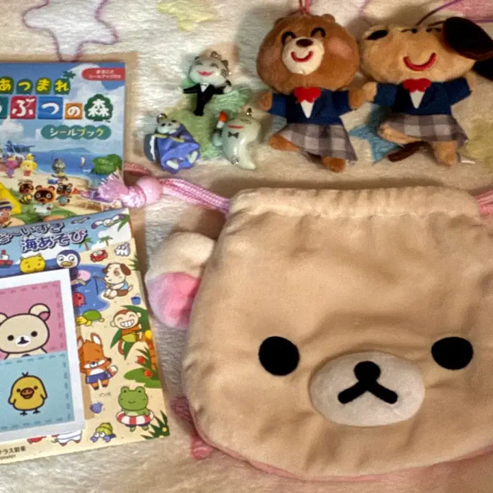 [BUNJANG] Bundle Set Animal Forest, Rilakkuma, Imaginary Story, Ghost Restaurant Vintage Stationery Collection / 일본 고전 코리락쿠마 파우치 복조이개 복주머니