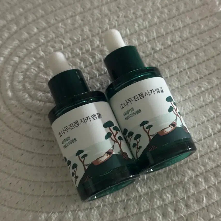 [BUNJANG] Round Lab Pine Calming Cica Ampoule Set / 라운드랩 소나무 진정 시카 앰플 새상품 일괄판매