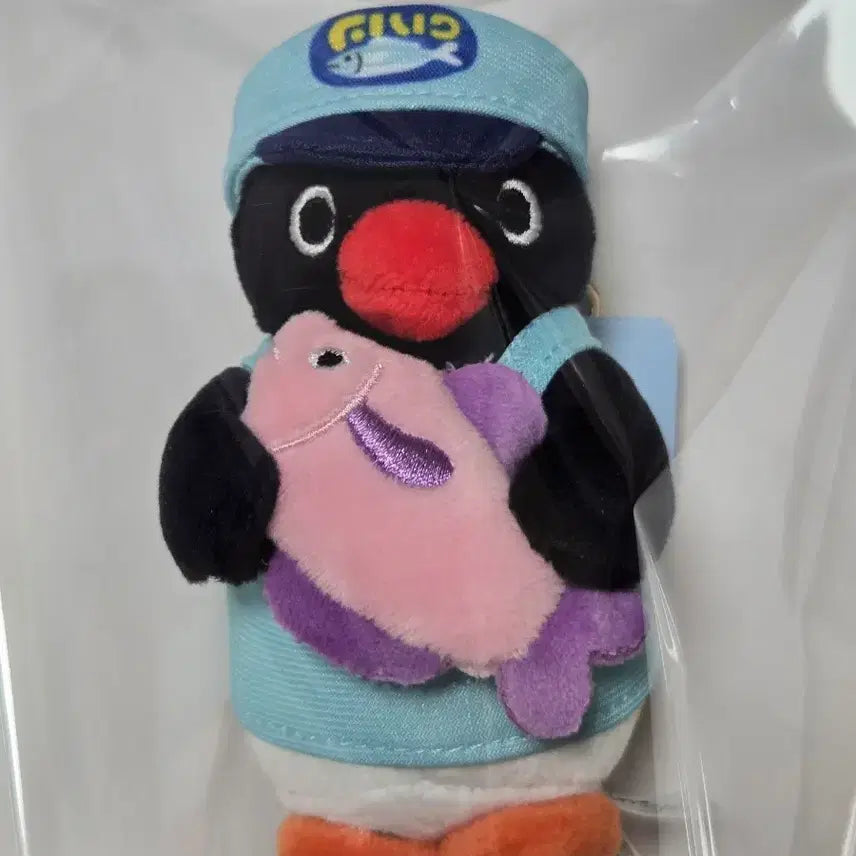 [BUNJANG] Pingu in the City Pingu Can Keychain Doll 10cm / [새상품] 핑구인더시티 통조림 핑구 키링 인형 10cm