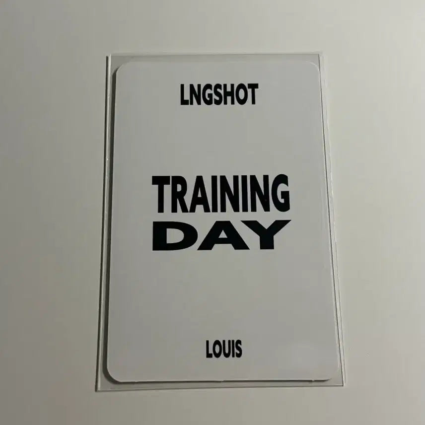 [BUNJANG] Longshot Training Day Louis Photocard / 롱샷 트레이닝 데이 루이 포카 양도 김률 오율 우진 루이