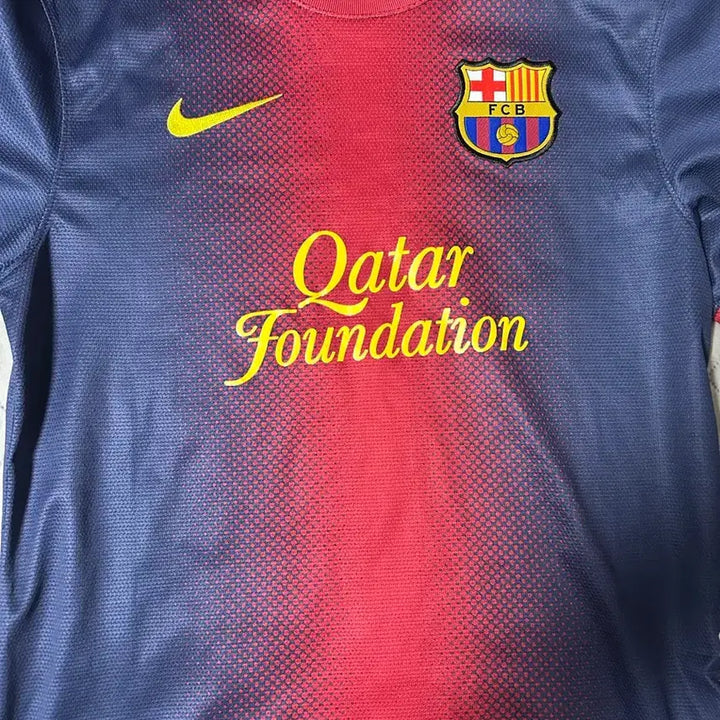 [BUNJANG] FC Barcelona 2012-13 Sergio Busquets Home Jersey (Size S) / 12-13 바르셀로나 부스케츠 유니폼