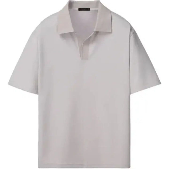[BUNJANG] Jill Stuart New York Open Collar T-shirt Beige XL / 새상품 질스튜어트뉴욕 오픈 카라티 베이지 XL