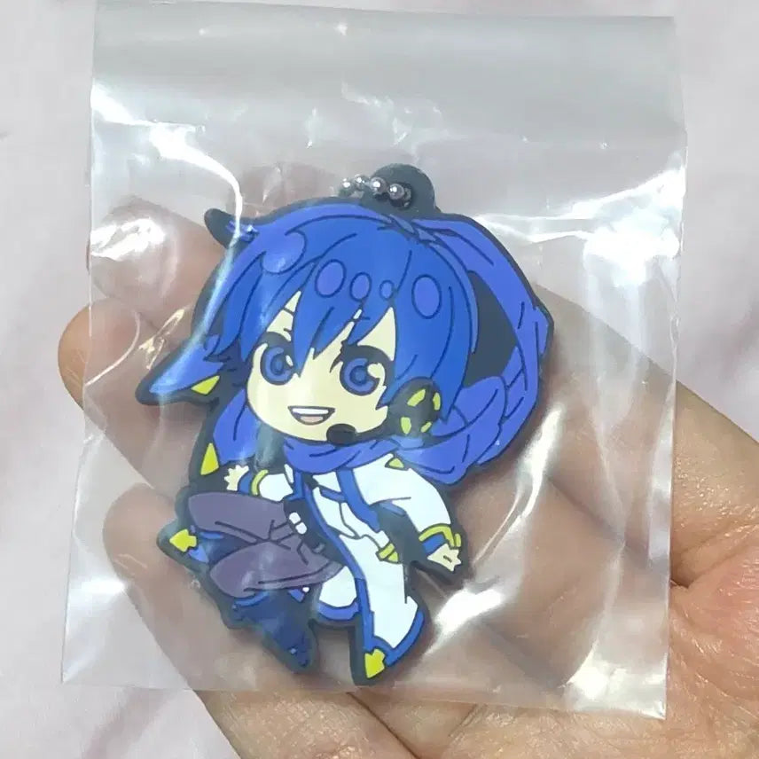 [BUNJANG] Vocaloid Kaito Rubber Strap / 보컬로이드 카이토 러버스트랩 가챠