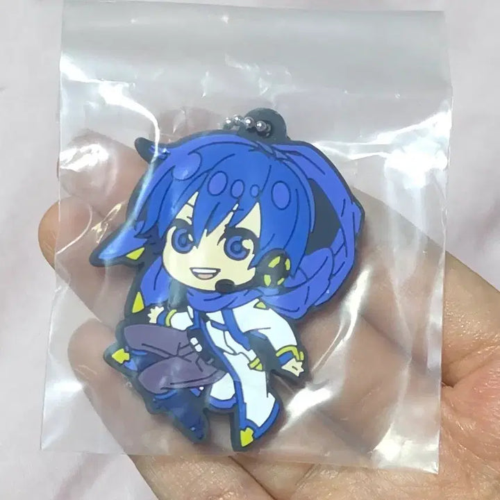 [BUNJANG] Vocaloid Kaito Rubber Strap / 보컬로이드 카이토 러버스트랩 가챠