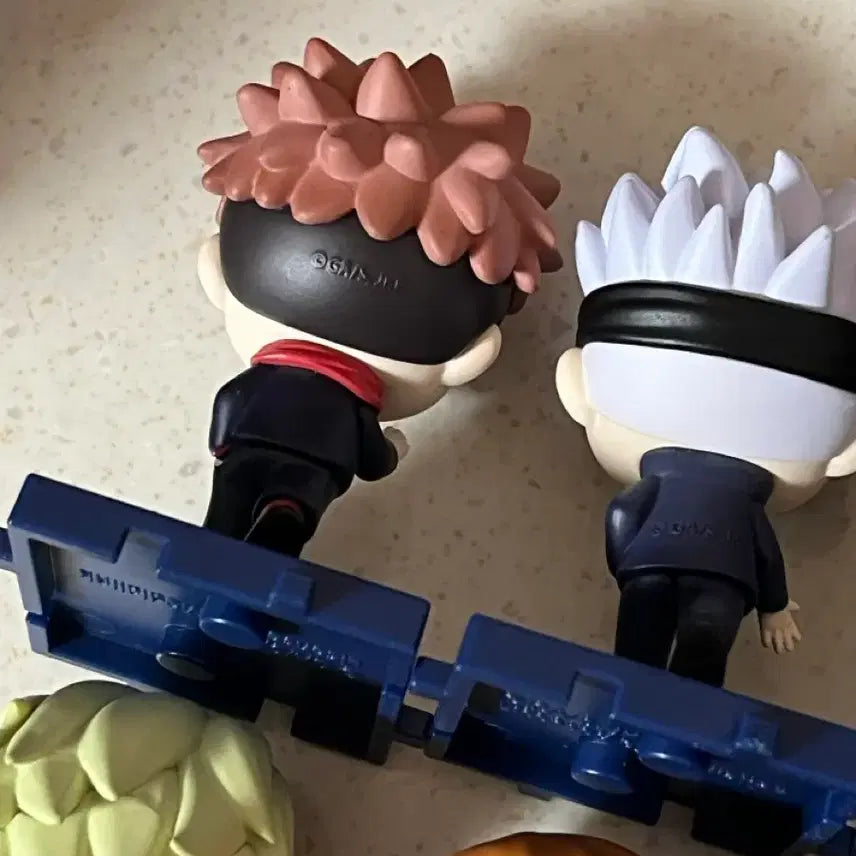[BUNJANG] Jujutsu Kaisen Walking Step Set + Satoru Gojo Figure Bundle / 주술회전 워킹스텝 풀세트 6종 일괄+ 고죠 사토루 피규어