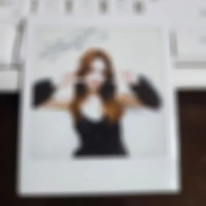 [BUNJANG] fromis_9 Jiheon Signed Polaroid / 프로미스나인 노지선 싸인 폴라