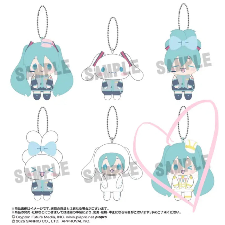 [BUNJANG] Hatsune Miku Cinnamoroll Owari Nuigurumi Plush / [미개봉] 하츠네 미쿠 시나모롤 오스와리 누이 양도 보카로 보컬로이드