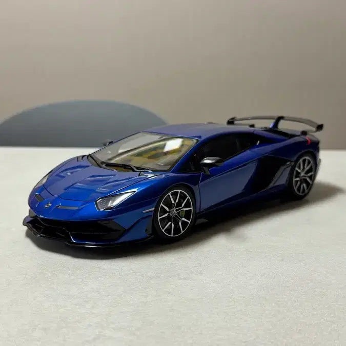 [BUNJANG] AutoArt 1:18 Lamborghini Aventador SVJ Blue Diecast Model / 1:18 오토아트 람보르기니 아벤타도르 SVJ 블루 다이캐스트