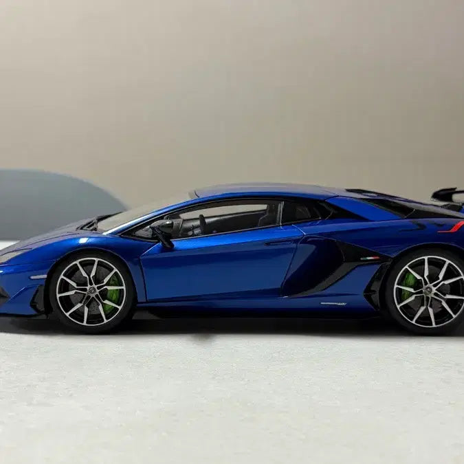 [BUNJANG] AutoArt 1:18 Lamborghini Aventador SVJ Blue Diecast Model / 1:18 오토아트 람보르기니 아벤타도르 SVJ 블루 다이캐스트