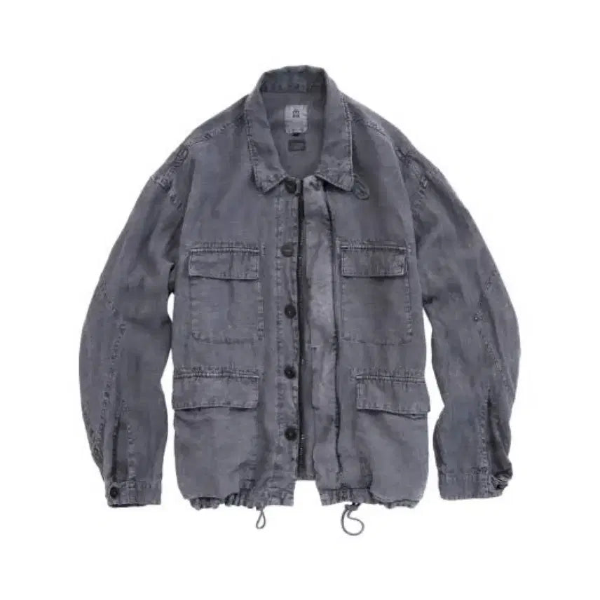 [SOLD OUT] 폴리테루 린넨 필드자켓 페이디드 블루 2