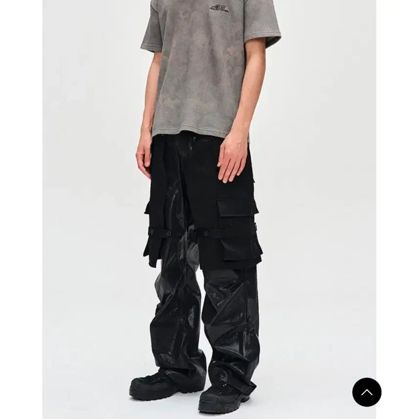 [BUNJANG] Andersson Bell Raptor Layered Cargo Pants Black / ADSB 앤더슨벨 랩터 레이어드 카고 팬츠 블랙(새상품)