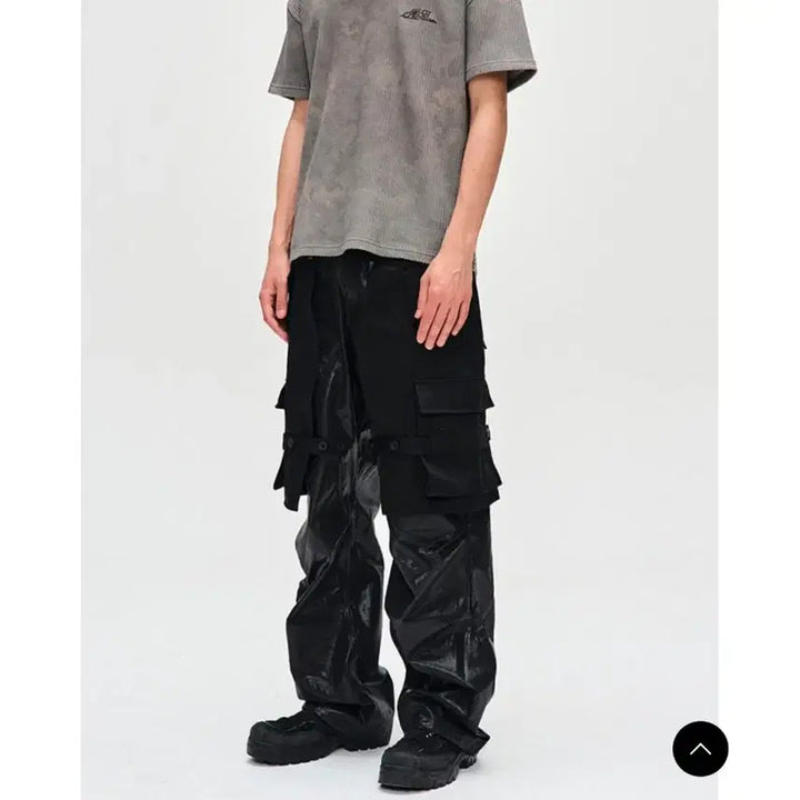 [BUNJANG] Andersson Bell Raptor Layered Cargo Pants Black / ADSB 앤더슨벨 랩터 레이어드 카고 팬츠 블랙(새상품)