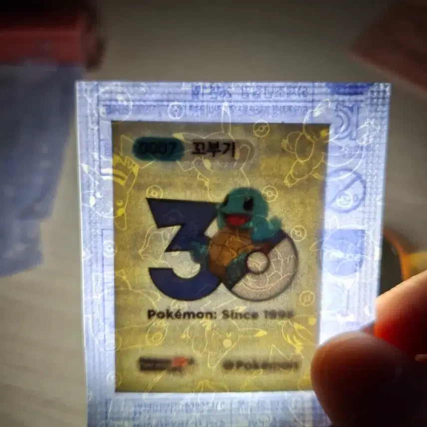 [BUNJANG] Pokemon 30th Anniversary Sticker Set / [미개봉 일괄]포켓몬 잉어킹 꼬부기 30주년 띠부씰