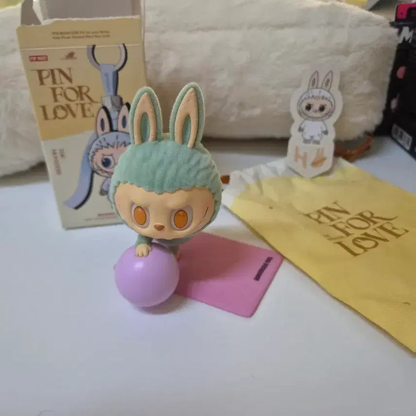 [BUNJANG] POP MART Labubu Lazy Yoga Figure Mint / 팝마트 라부부 레이지 요가 피규어 민트