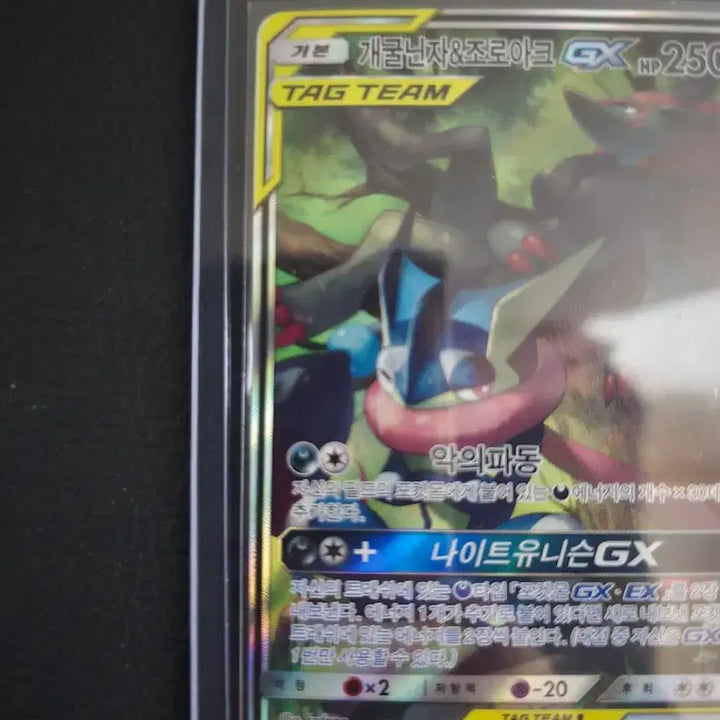 [BUNJANG] Pokemon Card Greninja &amp; Zoroark GX SR Special Illustration / 포켓몬카드 개굴닌자&amp;조로아크 GX SR 특일
