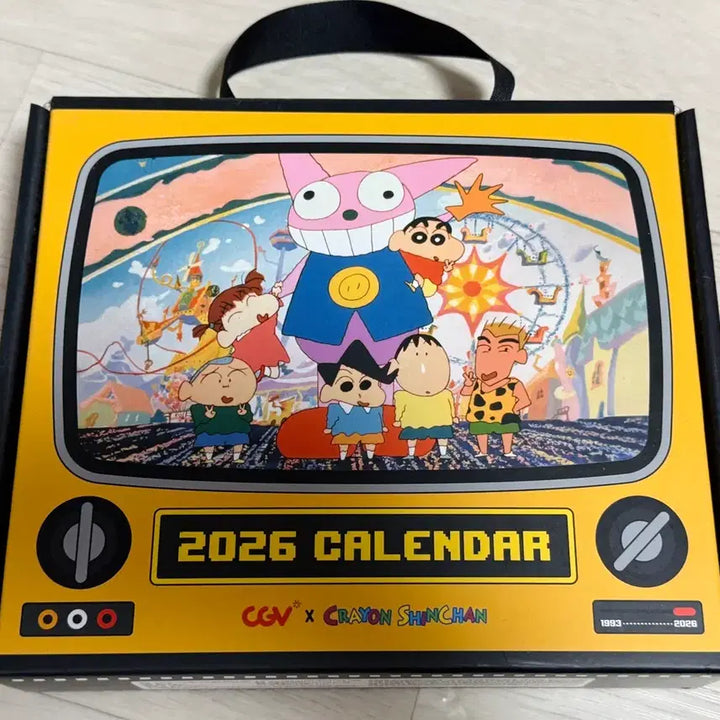 [BUNJANG] CGV x Crayon Shin-chan 2026 Calendar with Coupon (Sealed) / (최저가 미개봉)CGV 짱구 2026 캘린더 쿠폰포함