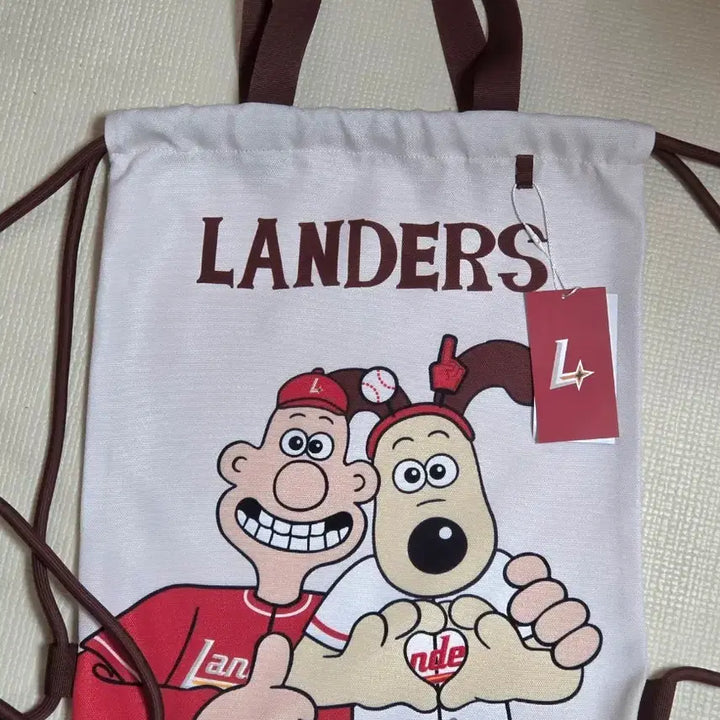 [BUNJANG] SSG Landers Gromit Uniform (Size 95) with Gym Sack / SSG 랜더스 그로밋 유니폼 95 + 짐색