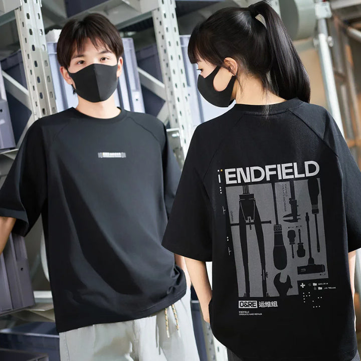 [BUNJANG] Arknights Endfield Maintenance Team Exclusive T-Shirt (XL) / 명일방주 엔드필드 정비팀전용 티셔츠