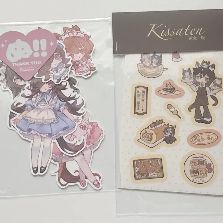 [BUNJANG] Umamusume Golden Family Tachyon Rice Cafe Sticker Set / 우마무스메 스티커 세트 황금 일족 타키온 라이스 카페