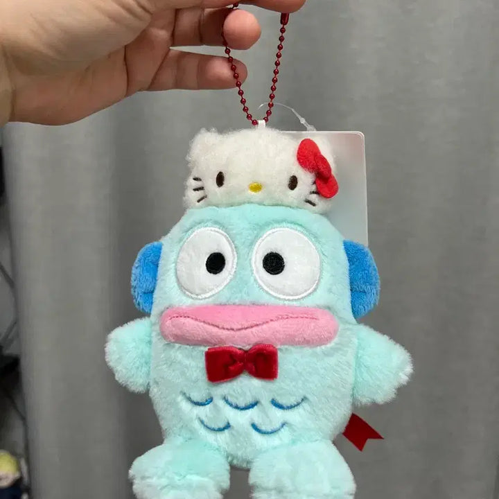 [BUNJANG] Sanrio Official Hello Kitty 50th Anniversary Hangyodon Collaboration Keychain / 산리오 정품 헬로키티 50주년 한교동 키링
